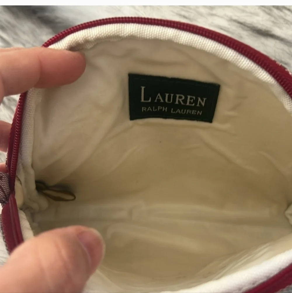 Ralph Lauren Pink Cosmetic Bag with Dome Shape - Picture 5 of 6